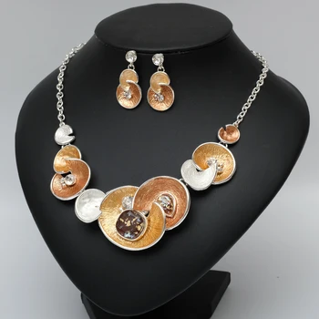 

VINTAGE STATEMENT JEWELRY SETS BOHEMIAN BIB ENAMEL NECKLACE EARRINGS INDIAN PARTY WEDDING COSTUME ACCESSORIES COLLAR FOR WOMEN