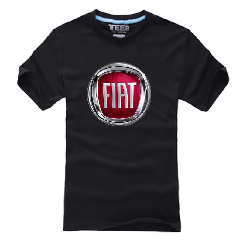 2020 Новинка Лидер продаж Сезон лето Лого Fiat футболка из хлопка повседневный