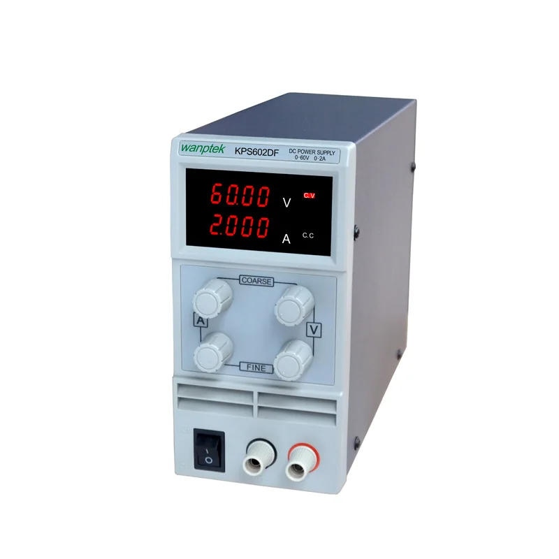 KPS602DF Регулируемый Высокоточный двойной светодиодный переключатель питания постоянного тока функция защиты 60V2A 110 V-230 V 0,1 V/0.001A EU