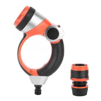 

7 Pattern Round Handle Garden Flowers Watering Car Washing Cleaning Spray Nozzle Water