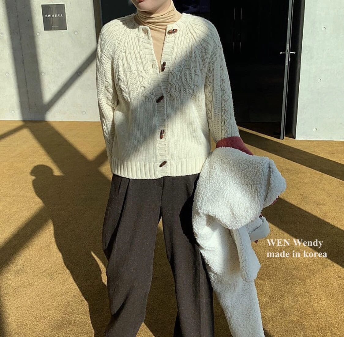 SuperAen Korean Style Women Sweaters Coats Autumn New Solid Color Ladies Sweaters Round Neck Knit Tops Women