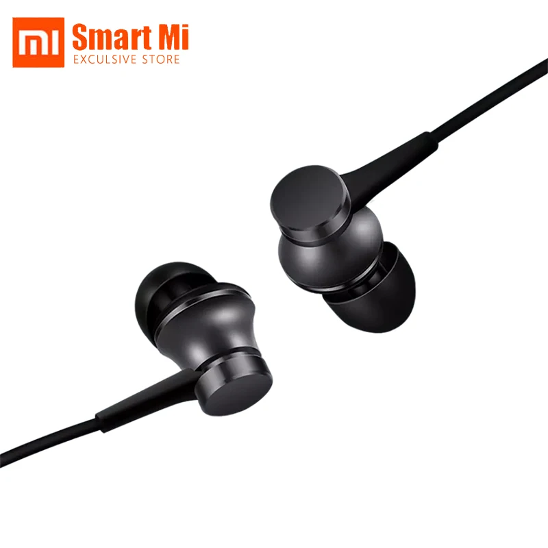 Наушники вкладыши Xiaomi Piston со встроенным микрофоном и проводным управлением 100%
