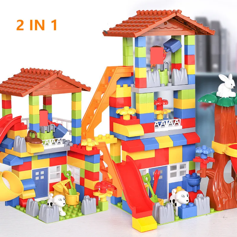 plastic castle building blocks