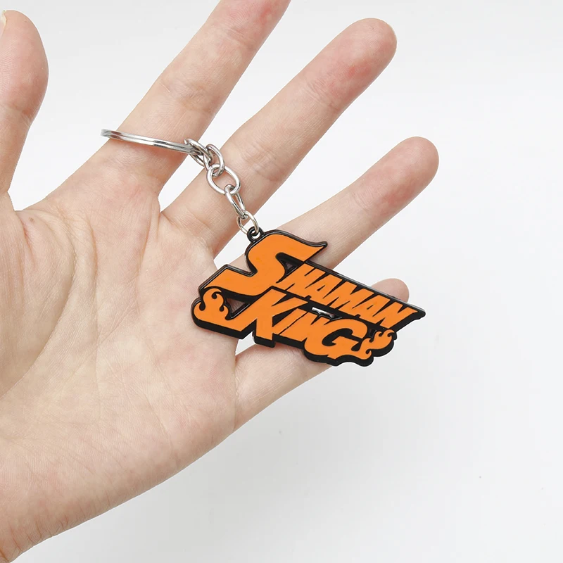 Anime Shaman King Lettera Portachiavi Tao Ren Ciondolo In Metallo Portachiavi Cosplay Portachiavi Gingillo Bag Llaveros Regalo