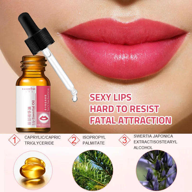 

Natural Lip Essential Oil Lips Care&Shaping Anti-dry Lasting Moisturizing Plumper Nutritious Essence Lip Enhancer Tools