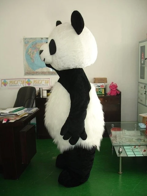 Halloween Panda Bear Mascot Costume Furry Cosplay Birthday Fancy Dress  Adults Dress Outfit Clothing Party Wear Costume Fun _ - AliExpress Mobile