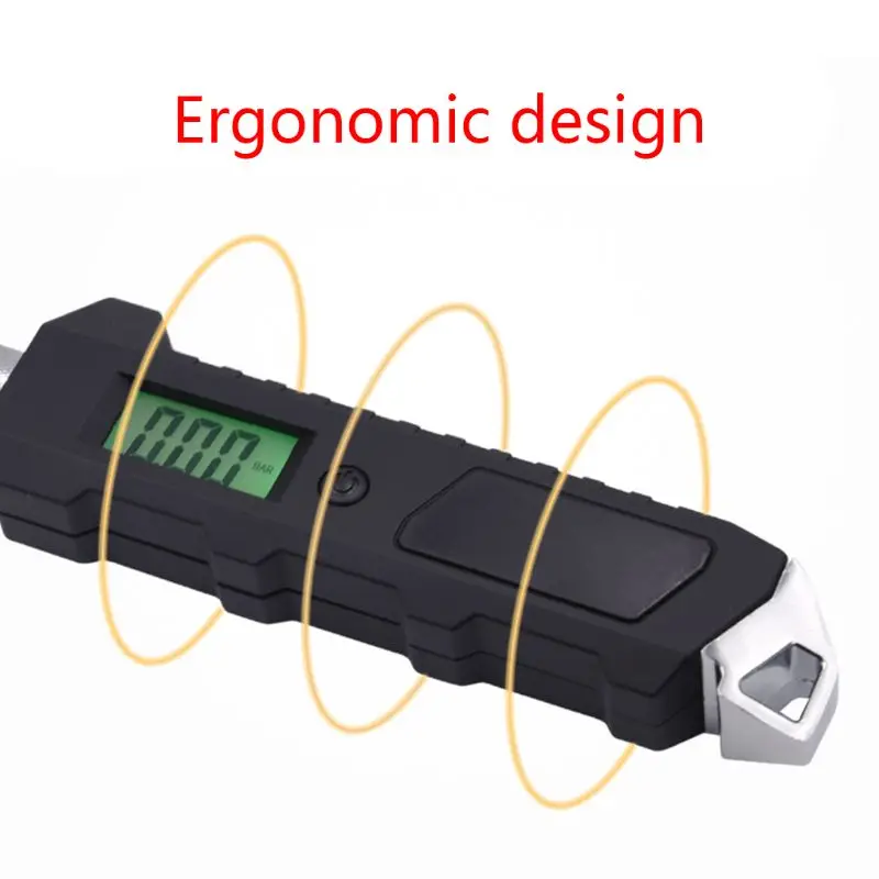Digital Tire Pressure Gauge Dual Head 200 PSI Heavy Duty Tire Gauge For Truck