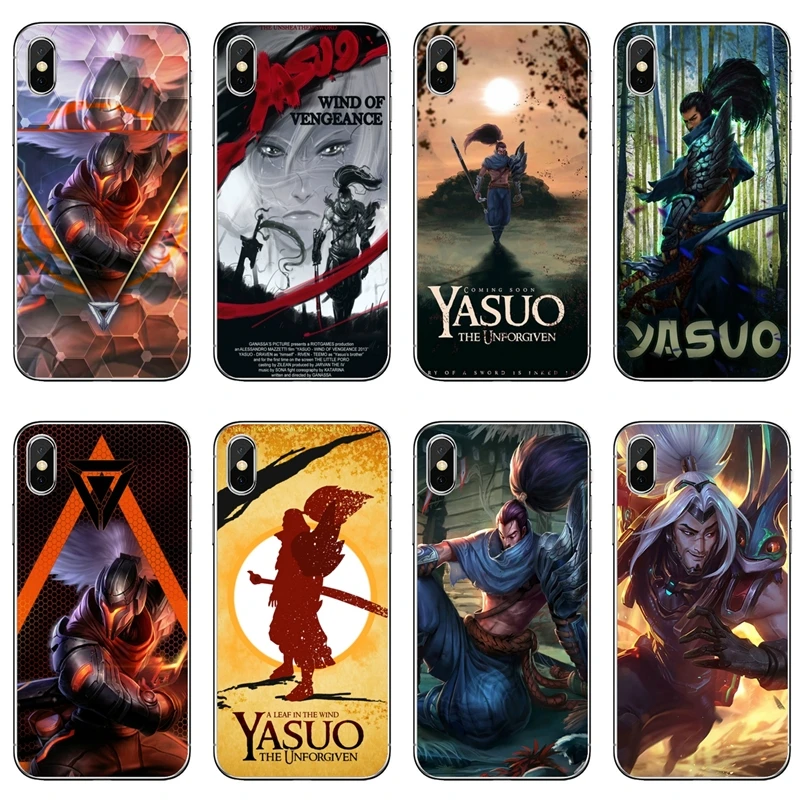 Yasuo Fan Art чехол для Samsung Galaxy M30 A70 A60 A50 A40 A30 A10 A9s A8 A6s J8 J4 J6 Prime Plus 2018 | Мобильные телефоны