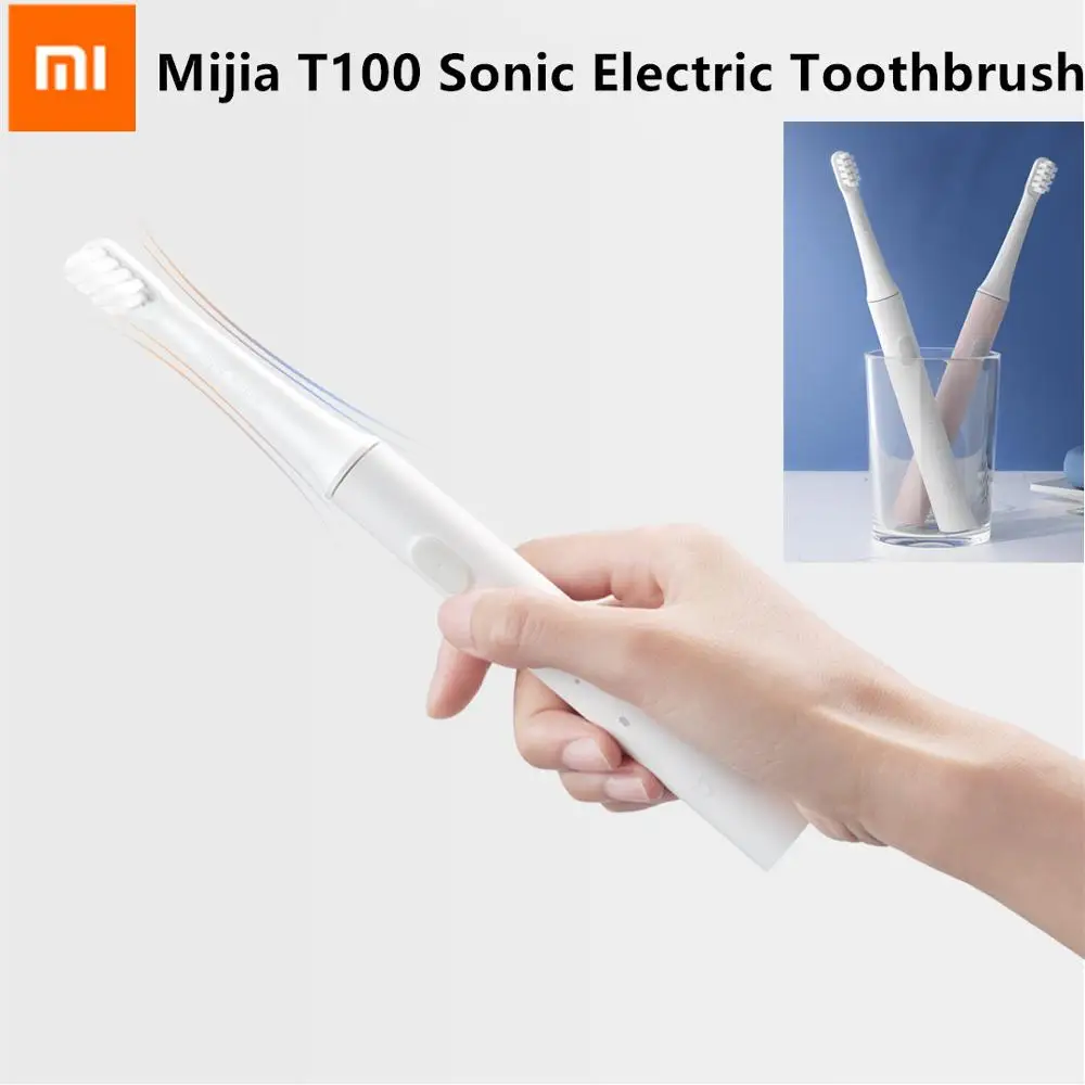2019 Xiaomi Mijia T100 Sonic Electric Toothbrush Adult Waterproof Ultrasonic Automatic USB Rechargeable Tooth Brush | Электроника