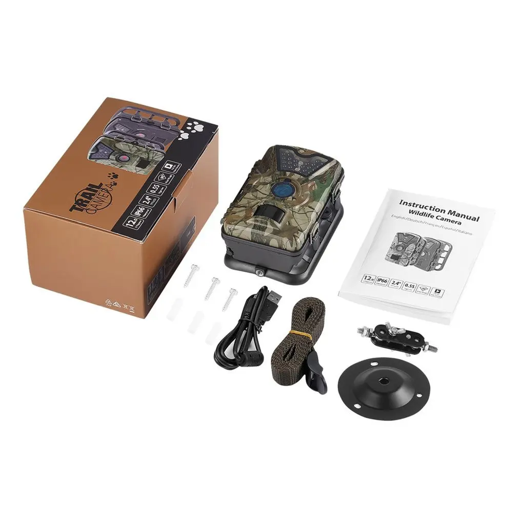 

2.0MP HD1080P Game Trail Scouting Hunting Camera with Motion Sensor IR LEDs Infrared Day and Night Working Waterproof