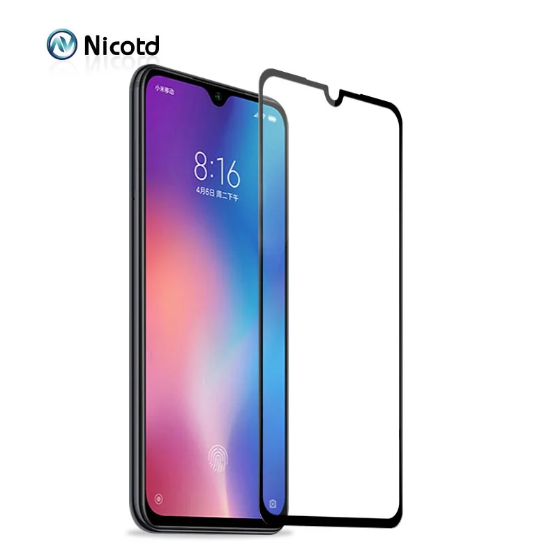 Закаленное стекло с полным покрытием клея для Xiaomi Mi 9 Pro Защита экрана 9T на SE Lite