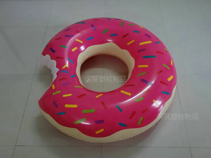 

Currently Available Thick Environmentally Friendly PVC, 120CM Water Adult Inflatable Doughnut Swimming Tube Watermelon Circle Pi