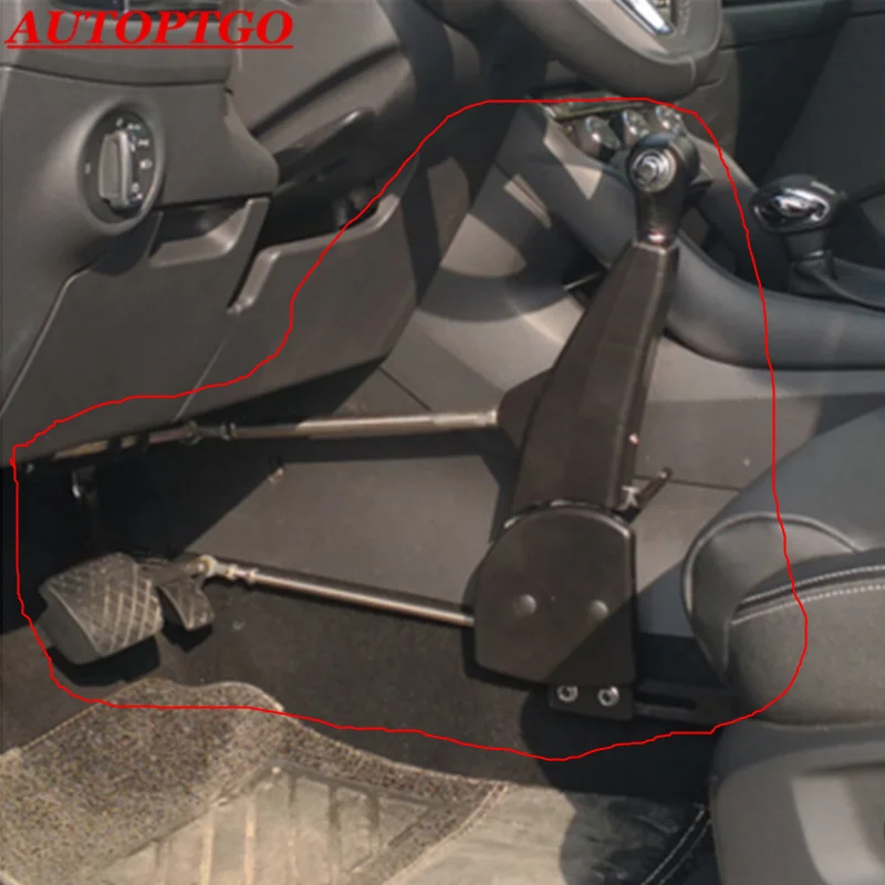 US $1.495.98 Auto Car Disabled Hand Driving Assist Device Accelerator Brake Driver Help For Handicap Driving By Hand Accessories Kit
