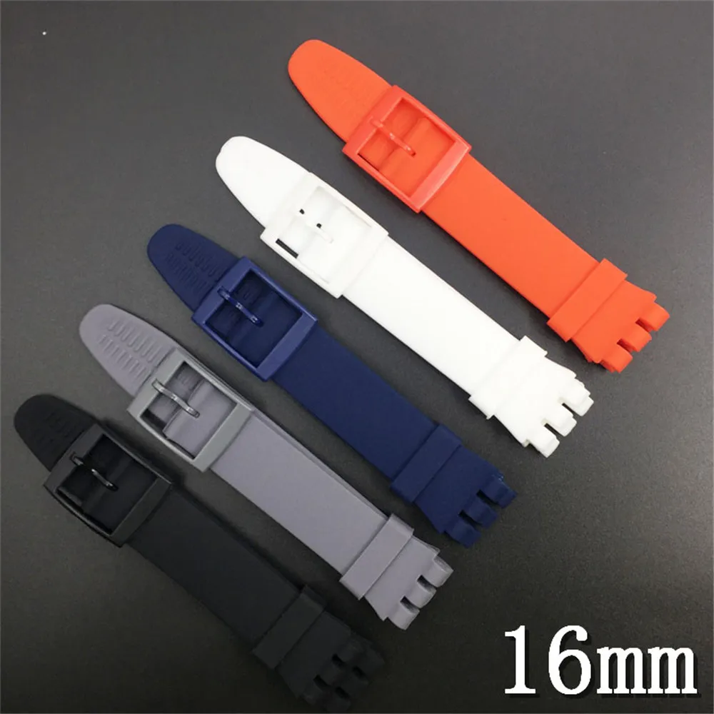 Silicone Watch Strap - Soft Rubber Replacement Wristband Bracelet