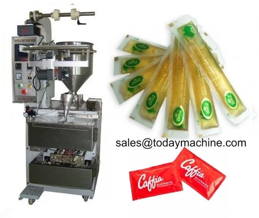 

Automatic Food Grade Freezits Liquid Water Juice Honey Packing Machine