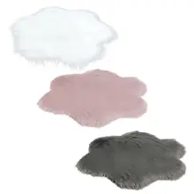 Ковры в форме сливы, мягкий ковер, искусственная шерсть, овчина, искусственный пушистый коврик, детская комната, ковер для гостиной