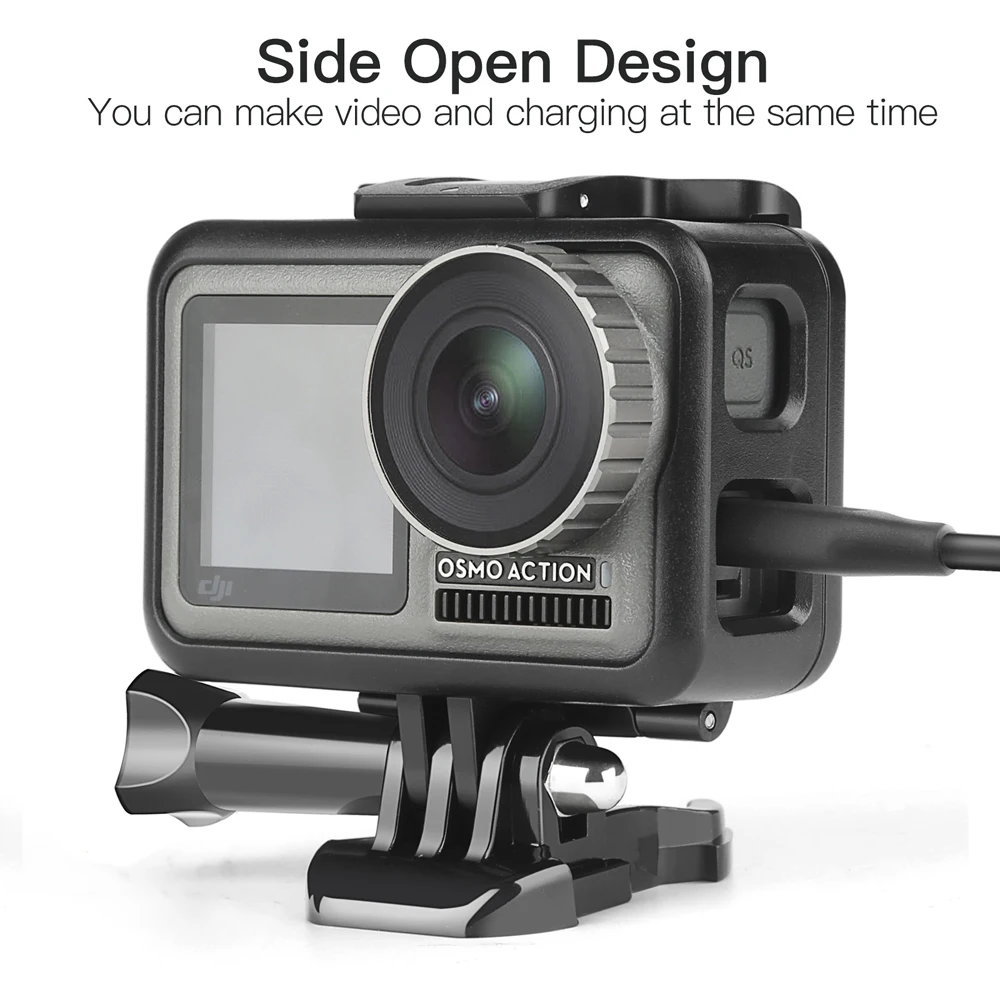 Защитный чехол-рамка для DJI Osmo Action camera Cage, корпус для DJI Osmo Action camera, аксессуары