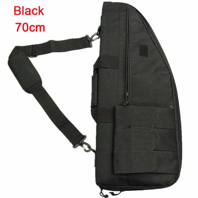 70cm black Тактическая Сумка для ружья 70, 95, 120 см, чехол для ружья, рюкзак, скошенная сумка для переноски, чехол для страйкбола, сумка на плечо, сумка для охоты - Цвет: 70cm black