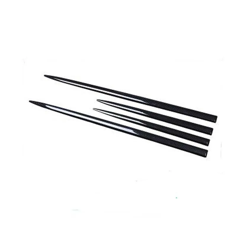 

Car Modified Body Trim Electroplated Scuff ABS Carbon Car Doot Decorative Sticker Bumper Strip Light Bar Extended Edition