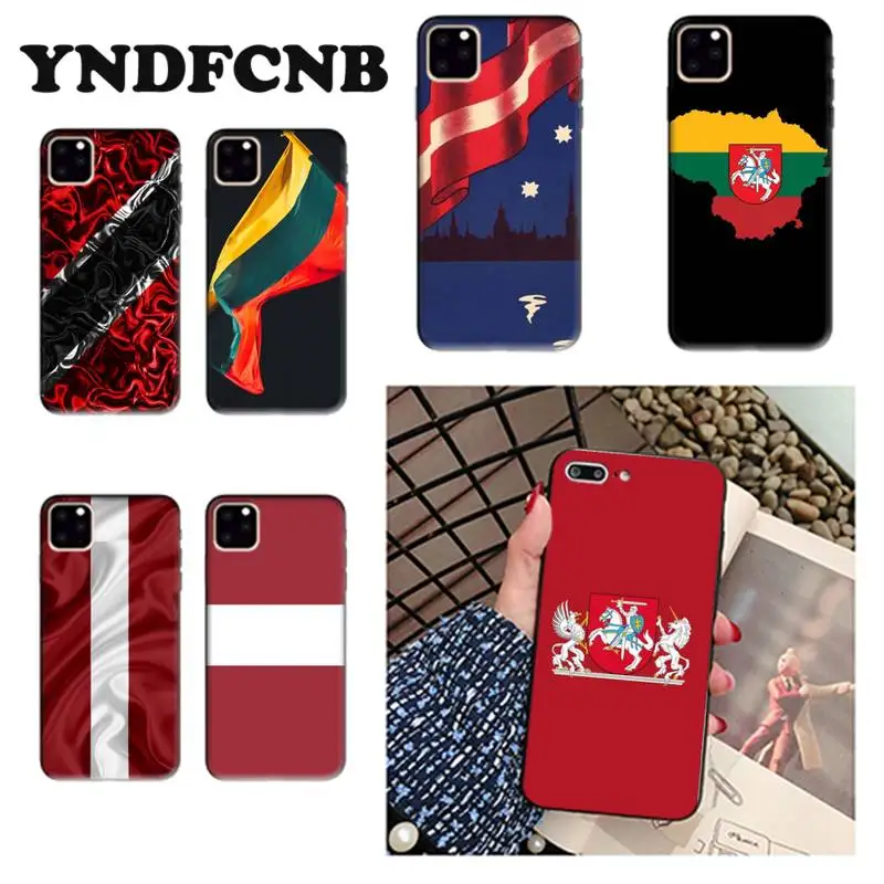 Latvia Lithuania Flag Phone Case cute cover for iphone 13 8 7 6 6S Plus X XS MAX 5 SE 5S XR 11 12 pro promax | Мобильные телефоны и