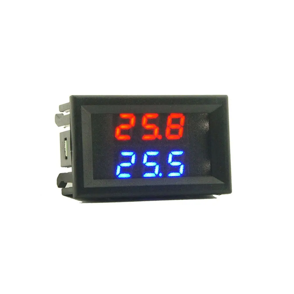 Professional DC4-28V High Precision Dual Display Digital Car Thermometer With NTC Waterproof Metal Probe | Инструменты