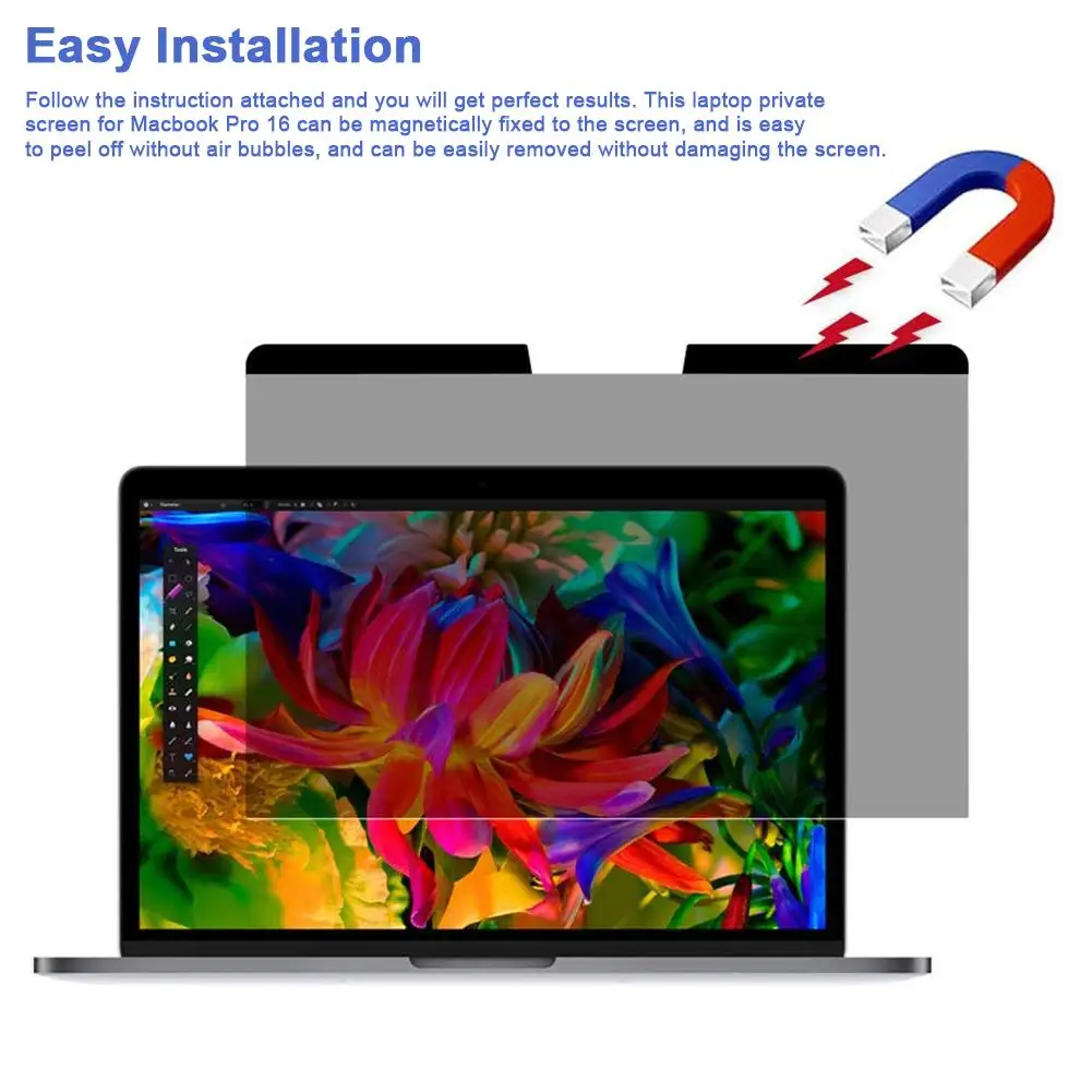 Privacy Screen Protector Anti spy Laptop Protective Film Durable Soft TPU Privacy Screen Filter