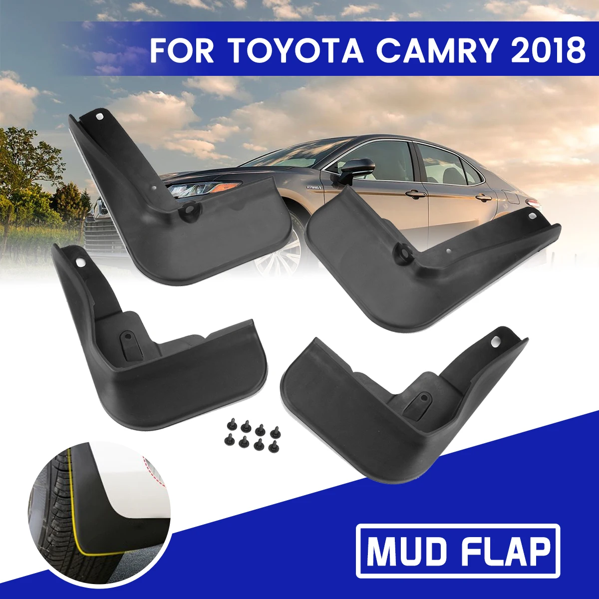 1 комплект Брызговики для автомобиля Брызговики аксессуары для Toyota Camry