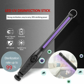 

Sterilization Work Torch Light Inspection UVC 30 LED Outdoor Camping Flashlight for Household Rooms Protection Decor