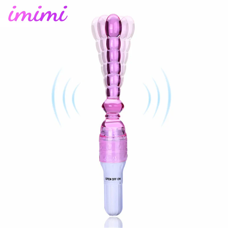 Jelly Vibrator Stick Long Anal Butt Plug Beads Silicone G-Spot Massager Adults Brinquedos Sexuais for Women Masturbation Dildo Jelly Vibrator Stick Long Anal Butt Plug Beads Silicone G-Spot Massager Adults Brinquedos Sexuais for Women Masturbation Dildo