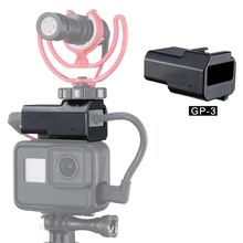 GP-3 GoPro держатель микрофона для чехол Quick Release адаптер для Gopro 7/6/5 Gopro аксессуары