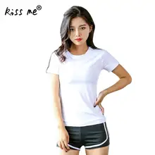 Женский спортивный костюм с коротким рукавом, рубашки для йоги, одежда для тренировок, фитнеса, тренировок, спортивная одежда для бега на открытом воздухе, спортивный костюм, женская футболка