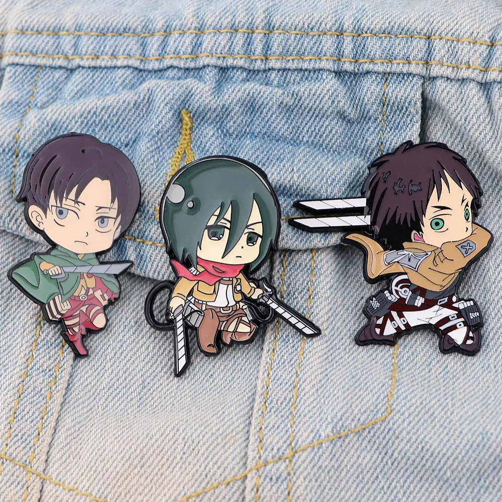 Attack Titan Brooch Pin Attack Titan Anime Pins Lapel Pins