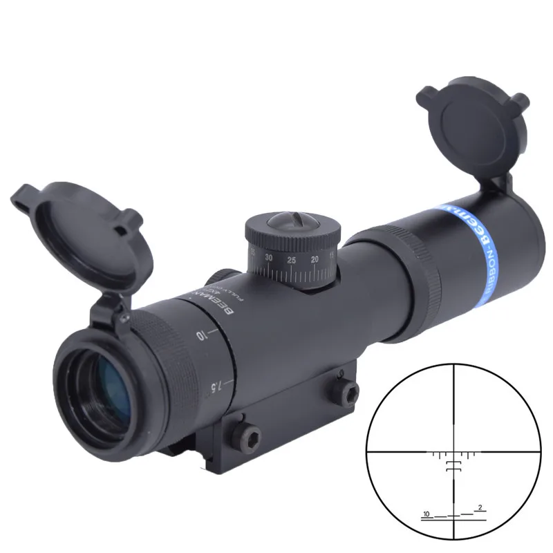 

New EB SS2 4x21 AO Compact Hunting Air Rifle Scope Tactical Optical Sight Glass Etched Reticle Riflescopes With 11mm/20mm Rail