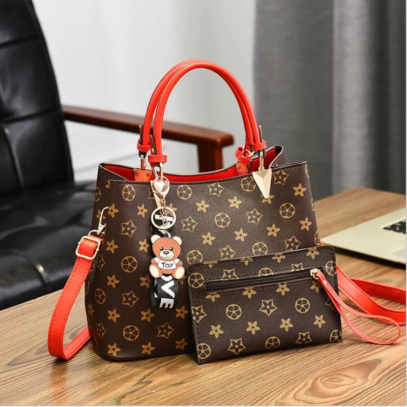 

Large capacity bag for women 2020 new PU bag for women foreign trade cross border Single Shoulder Handbag bag in Europe and Amer