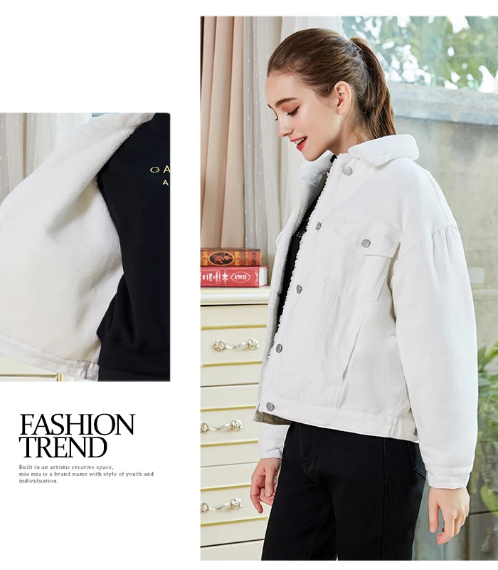 LEIJIJEANS, новинка, большие размеры, плюс бархат, джинсовая одежда, модные лацканы и бархат, толстая зимняя женская джинсовая куртка, три цвета, 9221r
