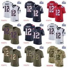 Youth kids New England Tom Brady Patriots Super Bowl LIII Bound jersey