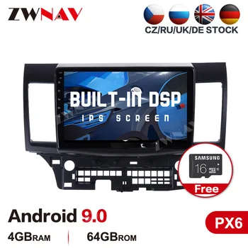 

PX6 4G+64G Android 9.0 Car multimedia Player For Mitsubishi Lancer 2007-2015 car GPS navigation WIFI Auto stereo radio head unit