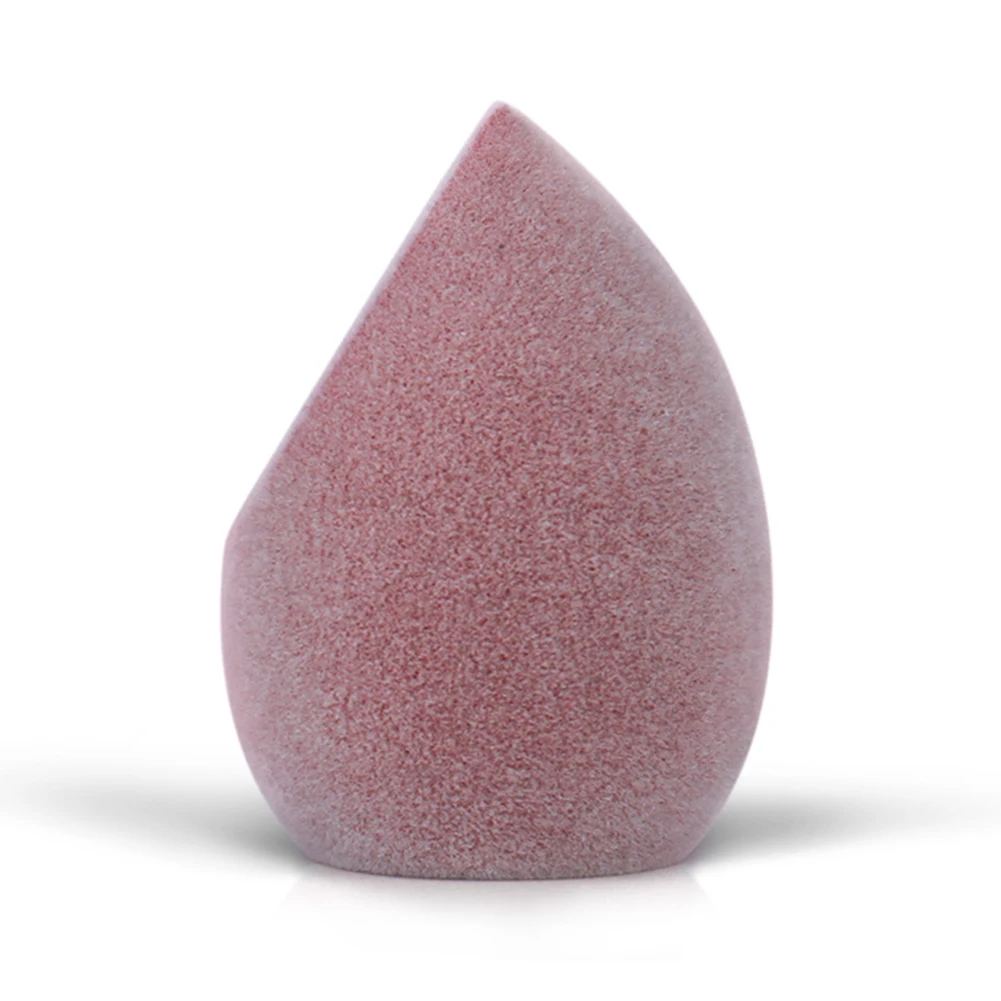 Water-drop Shape Cosmetic Puff Sponge Flocking Anti Bacterial Soft Powder Puff for Foundation Concealer Cream Make Up Tools