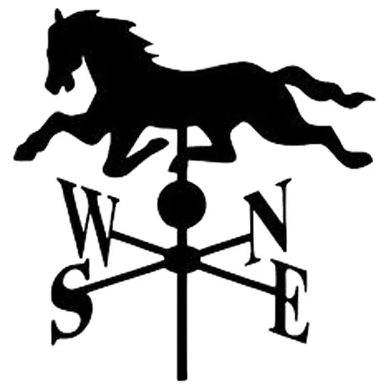 

Car Sticker Weather Vane Horse Track Equestrian Car PVC Decals Car Sticker Car Sticker Car Decorations 14.9cm * 15.4cm
