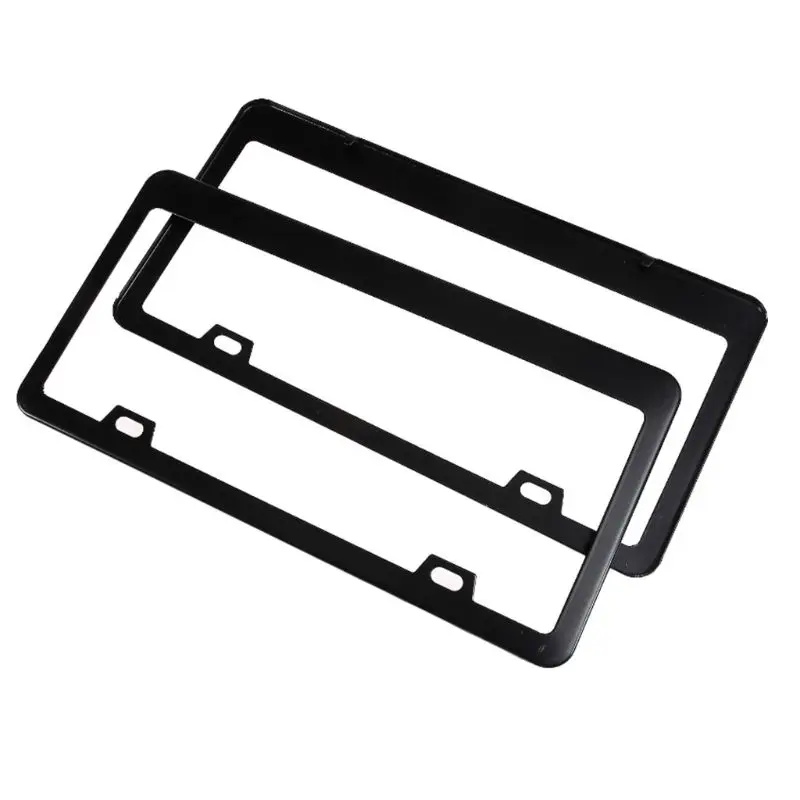 

License Plate Shield Cover and Frame Truck Car Smoked Tag Stainless Steel Tinted License plate frame, Durable