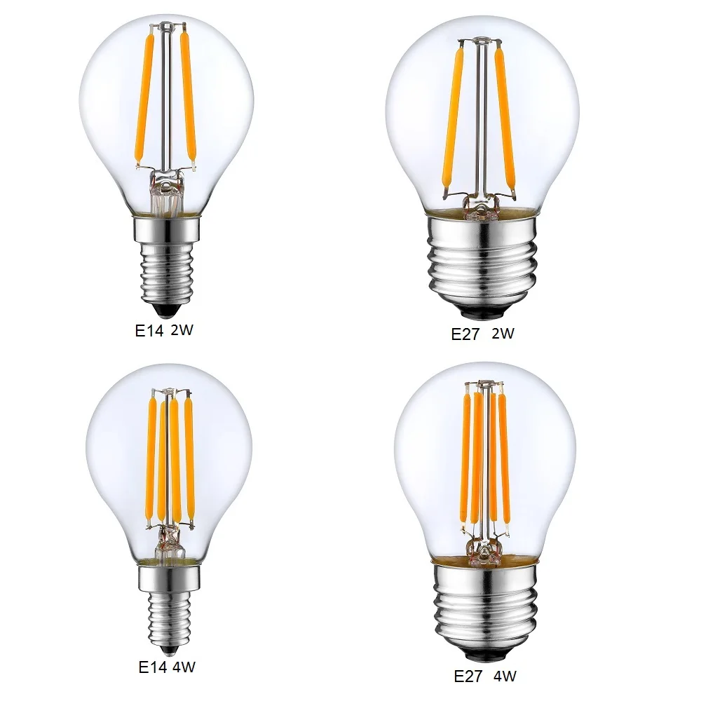 E14 E27 Edison Vintage LED Licht Lampe Filament Glühbirne Retro Bulb Birne 2W-8W 