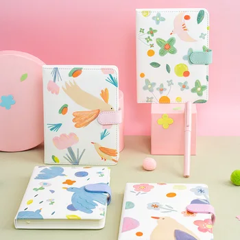 

Lovely Nature Colorful Floral Bird Diary A5 Notebook 192 Sheets Cute School Office Planner Agenda Gift Free Shipping
