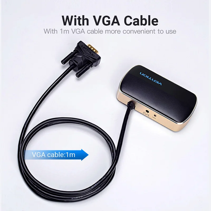 Коммутатор Vention VGA 1 в 2 выхода сплиттер 1X2 1080P коммутатор для монитора проектора ПК