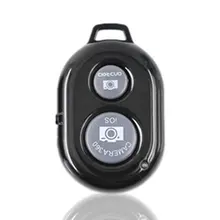 Wireless Bluetooth Smart Phone Camera Remote Control Shutter For Selfie Stick Monopod Self-timer Timer Remote Control 2 in 1 selfie phone light and bluetooth shutter self timer black