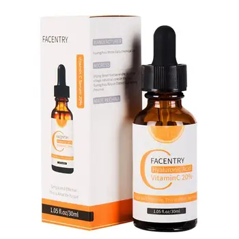 

30ml Whitening Moisturizing Repair Treatment Liquid Skin Care Lift Firming Serum Hyalunic Acid 20% Vitamin C Face Serum