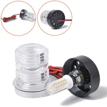 360 градусов Длинные части гребли лодки парусная яхта корабль сигнальная лампа круглая ночь ABS индикатор Водонепроницаемый светодиодный