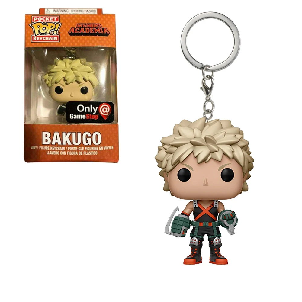 

Funko POP Keychain My Hero Academia BAKUGO Marvel PVC Action Figure Collectible Model toys for chlidren