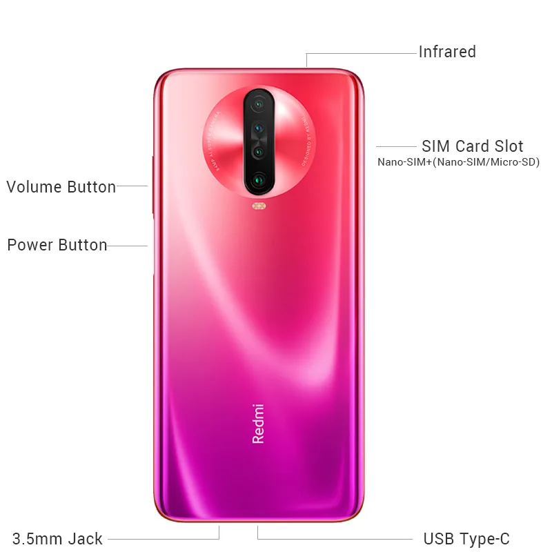 Google Play, Xiaomi Redmi K30, 6 ГБ ОЗУ, 64 Гб ПЗУ, мобильный телефон, Восьмиядерный процессор Snapdragon 730G, 120 Гц, жидкий дисплей, 64 мп, четыре камеры, 6,67 дюйма