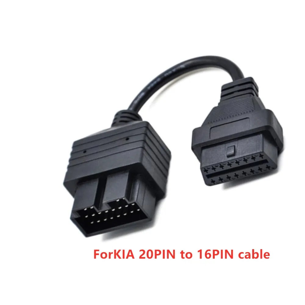 

Acheheng 20Pin Male To OBDII 16Pin Female Cable for Kia 20 Pin Vehicle OBD1 To OBD 2 Cable Diagnosis Extender Obd2 Best Wire Rod