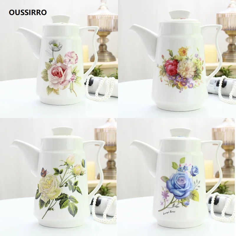 Oussirro 1500 мл керамические кувшины бутылки для воды холодный чайник Без взрыва кувшин большой емкости Бытовая керамика термос
